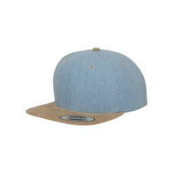 Czapka Flexfit chamy-uede. Brązowe czapki damskie FLEXFIT, bez wzorów, z materiału. Za 97.40 zł.