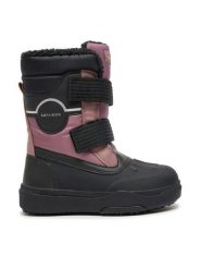 Geox Śniegowce J46HSA 0MEFU C8049 S Różowy. Czerwone kozaki dziewczęce Geox, bez wzorów, z materiału, bez obcasa, bez zapięcia. Za 399.99 zł.