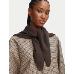 Chusta Weekend Max Mara. Brązowe chusty damskie Weekend Max Mara, bez wzorów. Za 889.99 zł.