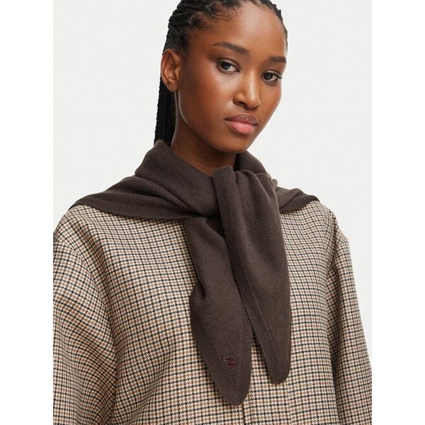 Chusta Weekend Max Mara. Brązowe chusty damskie Weekend Max Mara, bez wzorów. Za 889.99 zł.