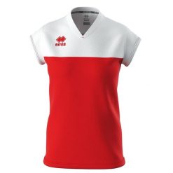 Koszulka damska Errea Bessy. Białe koszulki damskie ERREA, bez wzorów, bez kołnierzyka, bez ramiączek. Za 191.50 zł.