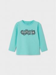 NAME IT Bluzka Buggur 13226400 Turkusowy Regular Fit. Niebieskie t-shirty i koszulki chłopięce Name it, bez wzorów, z bawełny, bez kołnierzyka, bez ramiączek. Za 54.99 zł.