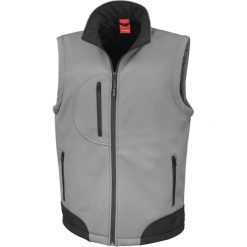 Kurtka puchowa bez rękawów Result Softshell. Czarne kurtki sportowe damskie RESULT, m, bez wzorów, z elastanu, bez kaptura. Za 244.50 zł.
