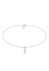 Elli Damski naszyjnik Choker krzyżyk nowoczesny w srebrze próby 925 Naszyjniki 1 ct. Naszyjniki damskie Elli, srebrne. Za 211.64 zł.