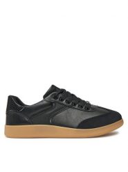 Aldo Sneakersy Erilg 13847641 Czarny. Czarne obuwie sportowe damskie ALDO, ze skóry, bez zapięcia. Za 159.99 zł.