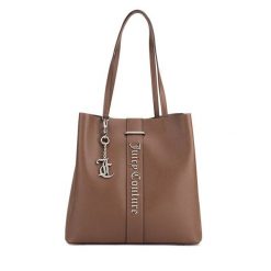 Torebka Juicy Couture. Brązowe torebki klasyczne damskie Juicy Couture, bez dodatków. Za 319.99 zł.