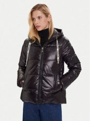 Morgan Kurtka zimowa 252-GMODOU Czarny Regular Fit. Czarne kurtki damskie Morgan, na zimę, bez wzorów, z syntetyku, bez kaptura. Za 549.99 zł.