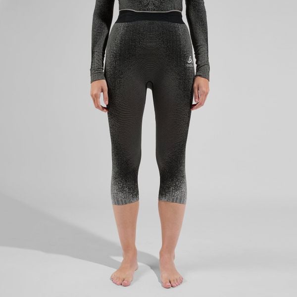 Legginsy termoaktywne damskie Odlo Performance Warm Blackcomb BL Bottom 3/4. Czarne legginsy damskie ODLO, xs, bez wzorów. Za 261.99 zł.