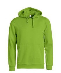 Clique Basic Hoody bluza z kapturem unisex lekka – light green. Zielone bluzy damskie CLIQUE, s, bez wzorów, z bawełny, z kapturem. Za 173.55 zł.