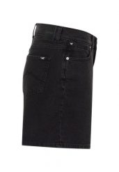 Mustang Style Jodie Shorts Denim Black 1016562 4000 640 Damskie szorty. Czarne szorty damskie Mustang, bez wzorów, z denimu. Za 159.99 zł.