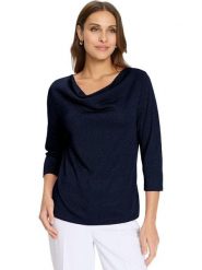 WITT WEIDEN Koszulka w kolorze granatowym rozmiar: 54. Niebieskie bluzki damskie WITT WEIDEN, bez wzorów, bez kołnierzyka, bez ramiączek. Za 60.99 zł.