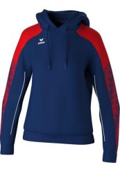Bluza damska z kapturem Erima Evo Star. Brązowe bluzy damskie Erima, bez wzorów, z materiału, z kapturem. Za 185.50 zł.