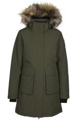 Dlx Ellington - Kurtka parka damska Dark Vine. Zielone kurtki damskie DLX, na zimę, m, z futra. Za 842.99 zł.
