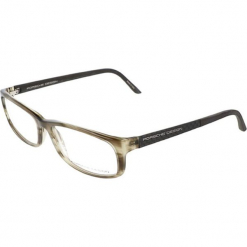 Oprawki "P8243" w kolorze oliwkowym. Zielone okulary przeciwsłoneczne damskie Porsche Design, Bobbi Brown. W wyprzedaży za 229.95 zł.