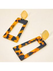 LA CHIQUITA Pozłacane kolczyki-wkrętki "Leona Steel" rozmiar: onesize. Brązowe kolczyki damskie LA CHIQUITA, pozłacane. Za 109.00 zł.