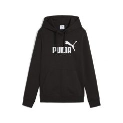 Damska bluza z kapturem z logo No.1 ESS PUMA. Czarne bluzy damskie Puma, uniwersalny, bez wzorów, z kapturem. Za 219.00 zł.