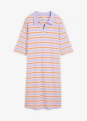 Sukienka T-shirtowa z czystej bawełny organicznej. Brązowe sukienki damskie bonprix, bez wzorów, z bawełny, bez ramiączek. Za 54.99 zł.