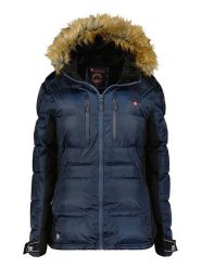 Canadian Peak Kurtka zimowa w kolorze granatowym rozmiar: XXL. Niebieskie kurtki damskie Canadian Peak, na zimę, xxl, bez wzorów, z puchu, bez kaptura. Za 282.42 zł.