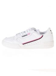 Adidas Skórzane sneakersy "Continental 80" w kolorze białym rozmiar: 37 1/3. Białe obuwie sportowe damskie Adidas, bez zapięcia. Za 184.46 zł.