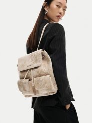 Desigual Plecak 26SAKP40 Beżowy. Brązowe plecaki Desigual, bez wzorów, ze skóry. Za 379.99 zł.