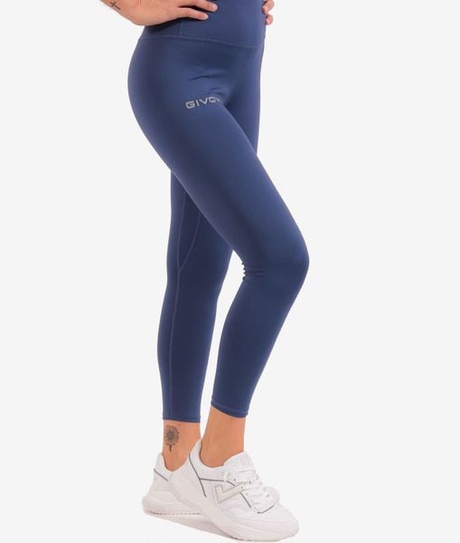 Damskie legginsy Givova Basic. Niebieskie legginsy damskie Givova, l, bez wzorów, z elastanu. Za 91.49 zł.