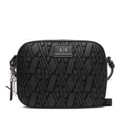 Torebka Armani Exchange. Czarne listonoszki damskie Armani Exchange, bez wzorów, bez dodatków. Za 539.99 zł.
