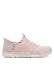 Skechers Sneakersy Virtue-Glow 104426/ROS Różowy. Czerwone obuwie sportowe damskie Skechers, z materiału, bez zapięcia. Za 229.99 zł.