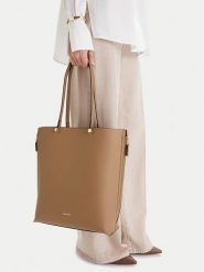 GINO ROSSI Torebka EO-LX10245 Brązowy. Brązowe torebki klasyczne damskie Gino Rossi, z materiału, bez dodatków. Za 308.99 zł.