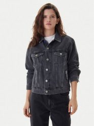 Karl Lagerfeld Jeans Kurtka jeansowa A3W14063 Szary Regular Fit. Szare kurtki damskie Karl Lagerfeld Jeans, xs, bez wzorów, z bawełny, bez kaptura. Za 659.99 zł.