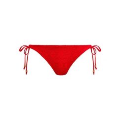Damskie figi do kostiumu kąpielowego z rozcięciem Freya Nomad Nights. Czerwone figi Freya, bez wzorów, z koronki. Za 178.50 zł.