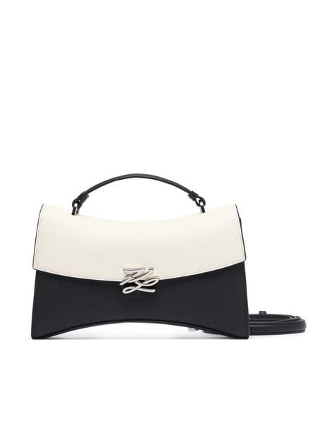 KARL LAGERFELD Torebka B3W30317 Czarny. Czarne listonoszki damskie KARL LAGERFELD, bez wzorów, ze skóry, bez dodatków. Za 1,299.00 zł.