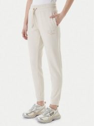 EA7 Emporio Armani Spodnie dresowe 8NTP66 TJ9RZ U1088 Beżowy Regular Fit. Brązowe spodnie dresowe damskie EA7 Emporio Armani, xl, bez wzorów, z dresówki. Za 499.99 zł.