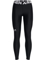 Under Armour Legginsy sportowe "HeatGear" w kolorze czarnym rozmiar: L. Czarne legginsy damskie Under Armour, l, bez wzorów, z materiału. Za 131.74 zł.