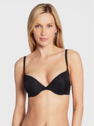 Wonderbra Biustonosz push-up WB009443 Czarny. Czarne biustonosze Wonderbra, bez wzorów, z syntetyku. Za 119.99 zł.