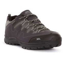 Trespass Finley Low Cut buty trekkingowe wodoodporne i oddychające. Czarne obuwie trekkingowe damskie Trespass, z materiału, przed kostkę, bez zapięcia. Za 273.65 zł.