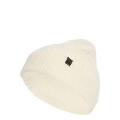 Czapka Soft Lux typu beanie. Białe czapki damskie Adidas, bez wzorów, z dzianiny. Za 119.00 zł.
