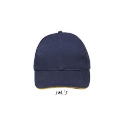 Czapka Sol's Buffalo. Brązowe czapki z daszkiem damskie SOL'S, bez wzorów, z bawełny. Za 23.00 zł.