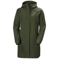 Damska kurtka wodoodporna Helly Hansen valkyrie. Zielone kurtki damskie Helly Hansen, bez wzorów, bez kaptura. W wyprzedaży za 578.90 zł.