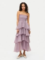 Vero Moda Sukienka koktajlowa Delilah 10330886 Fioletowy jasny Regular Fit. Fioletowe sukienki damskie Vero Moda, bez wzorów, z syntetyku, wizytowe, bez ramiączek. Za 429.99 zł.