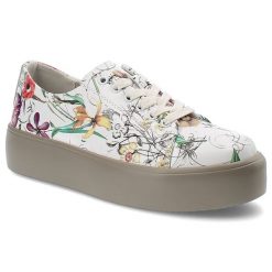 Białe Sneakersy Filippo Modne Obuwie Damskie. Białe obuwie sportowe damskie Filippo, na lato, z jeansu, bez zapięcia. Za 169.00 zł.