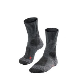 Skarpetki damskie Falke TK1. Szare skarpetki damskie Falke, bez wzorów, z elastanu. Za 167.00 zł.