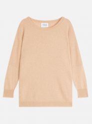 AUTHENTIC CASHMERE Kaszmirowy sweter "Goléon" w kolorze beżowym rozmiar: M. Brązowe swetry klasyczne damskie AUTHENTIC CASHMERE, m, z kaszmiru, bez kołnierzyka. Za 369.99 zł.