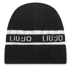 Czapka Liu Jo. Czarne czapki damskie Liu Jo, na zimę, bez wzorów. Za 269.99 zł.