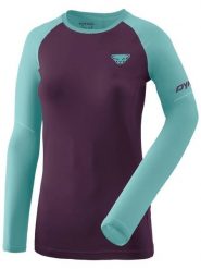 DYNAFIT Koszulka funkcyjna "ALPINE PRO" w kolorze fioletowo-turkusowym rozmiar: 40. Różowe koszulki damskie Dynafit, bez wzorów, z materiału, bez kołnierzyka, bez ramiączek. Za 135.81 zł.