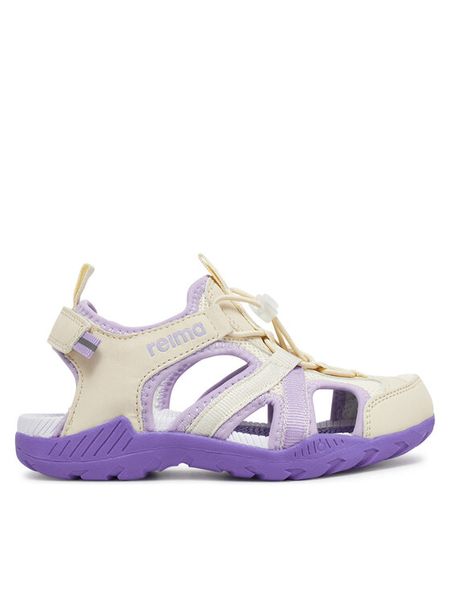 Reima Sandały Hiekalla 5400088A Beżowy. Brązowe sandały dziewczęce Reima, ze skóry, bez obcasa, bez zapięcia. Za 279.99 zł.