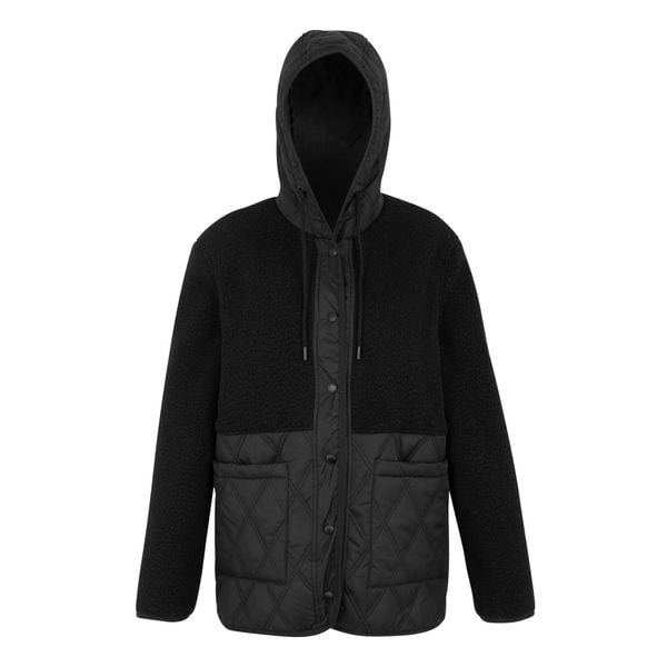 Pikowana Kurtka Damska Mikayla. Czarne kurtki damskie Regatta, bez wzorów, bez kaptura. Za 139.99 zł.