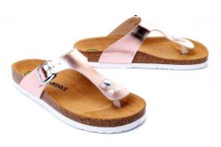 DR. BRINKMANN 700994-42 rosa, klapki/japonki profilaktyczne damskie. Klapki damskie Dr. Brinkmann, bez wzorów, bez obcasa, bez zapięcia. Za 164.90 zł.