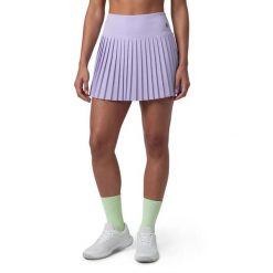 Damskie spódnico-spodenki do gry w padla Padel Siroko Lagrima-W Lavender. Niebieskie spodenki sportowe damskie SIROKO, xs, bez wzorów, z materiału, tenisowe. Za 216.00 zł.