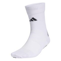 Antypoślizgowe piłkarskie skarpety do łydki adidas Performance Light. Białe skarpetki damskie Adidas, bez wzorów, z bawełny. Za 109.00 zł.