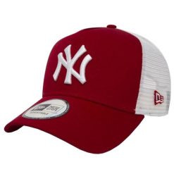 Czapka Trucker New Era MLB New York Yankees. Czerwone czapki damskie New Era, bez wzorów. Za 139.99 zł.